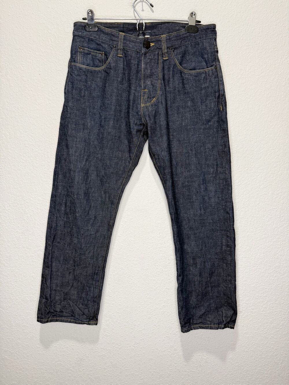 Shockoe Atelier Kuroki Slim Six Hand Numbered Selvedge Raw Denim 32 Button Fly